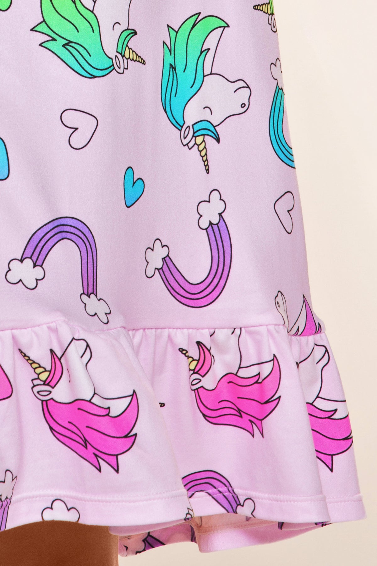 Simply Soft Long Sleeve Ruffle Lounge Dress - Dusty Pink Sticker Emojis