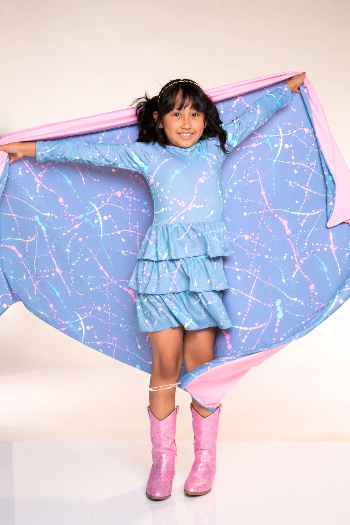 Simply Soft Reversible Blanket - Rainbow Star