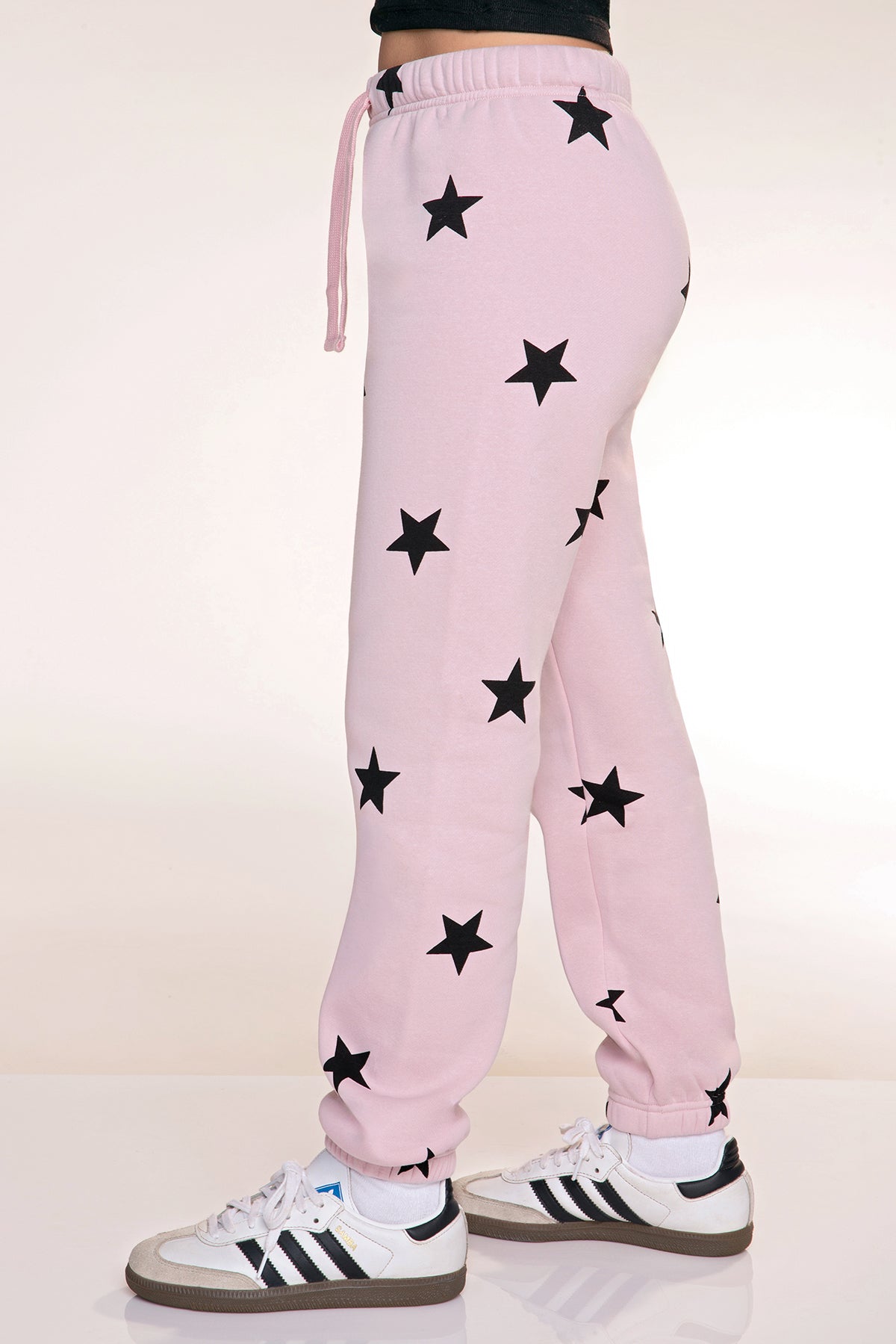 Cloud Soft French Terry Sweatpant - Pink Ivory Tie Dye Love Icons - NEW!