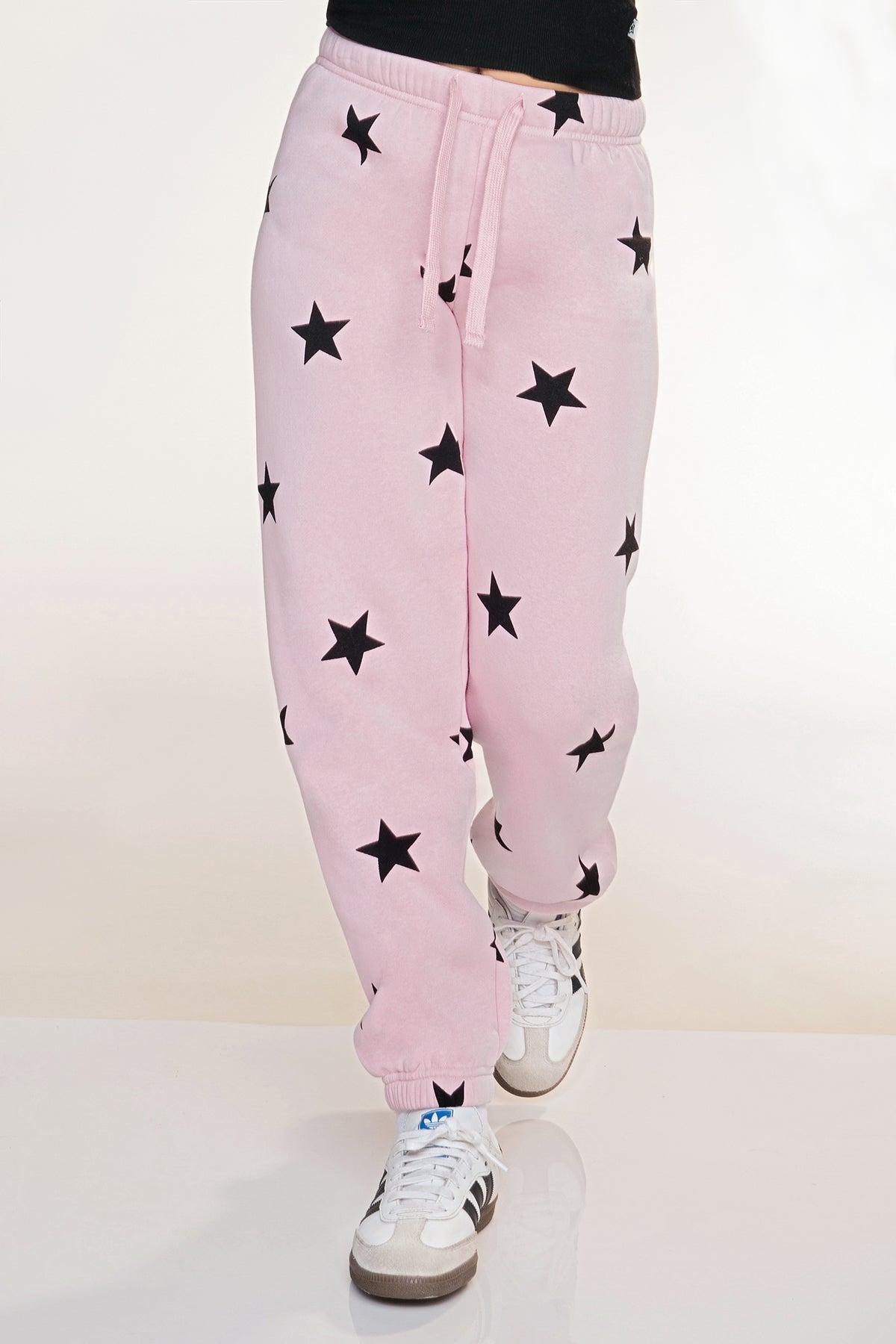 Cloud Soft French Terry Sweatpant - Pink Ivory Tie Dye Love Icons - NEW!