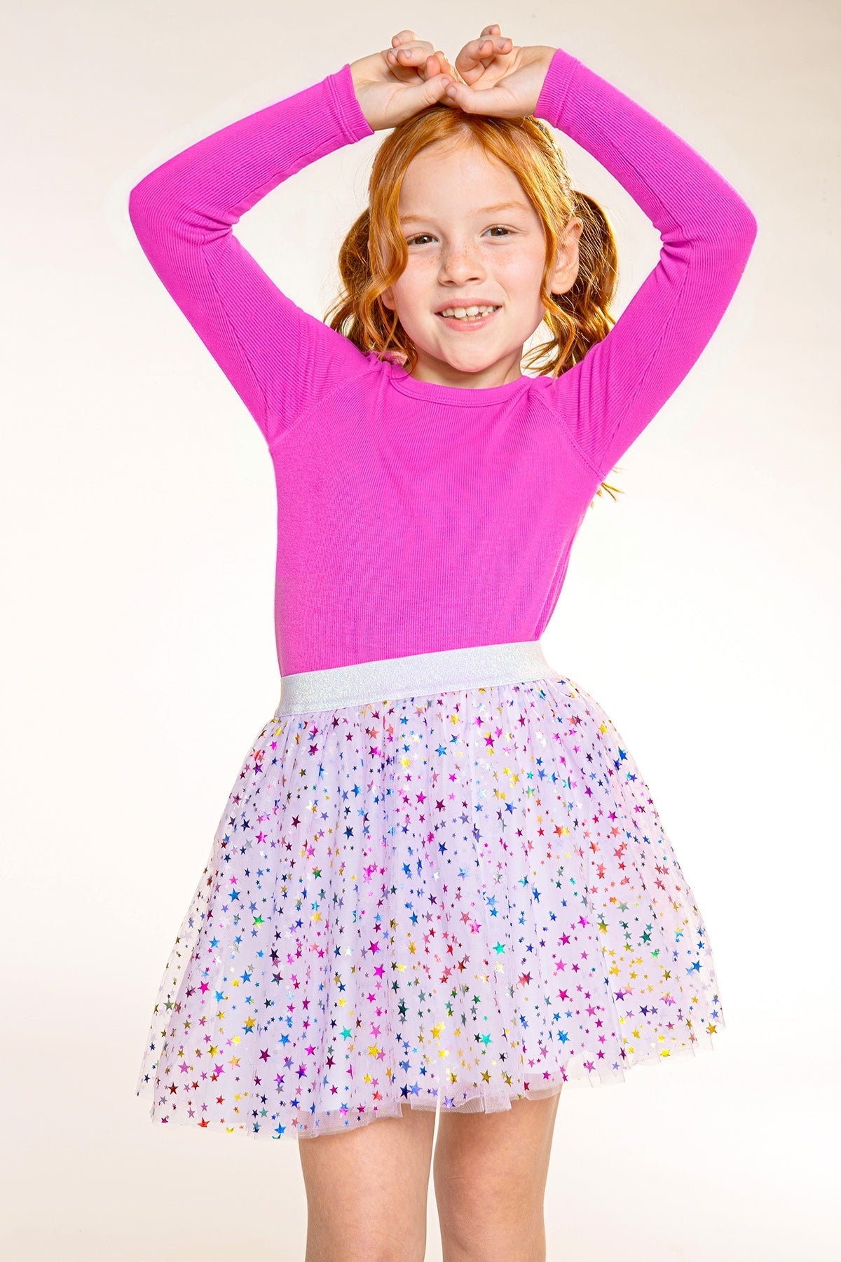 Tulle Party Skirt - Pink Foil Confetti - NEW!