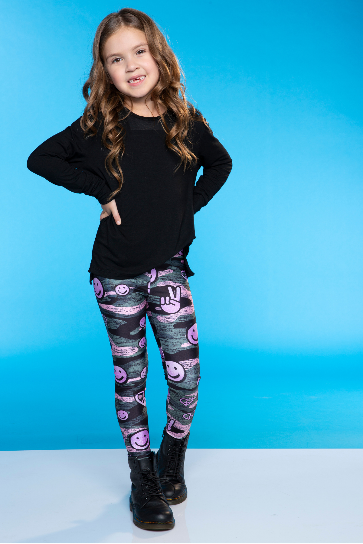 High Shine Long Legging - Silver Glitter