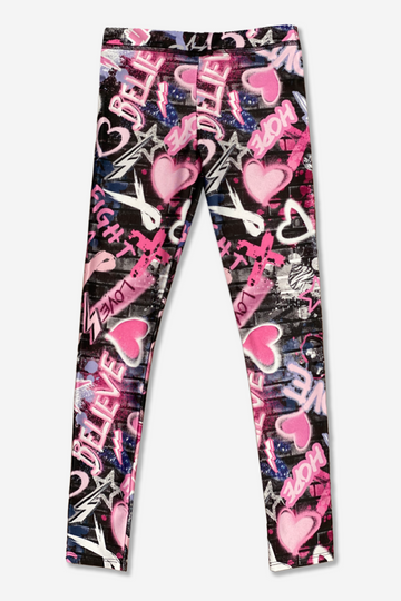 High Shine Long Legging - Pixie Goes Pink