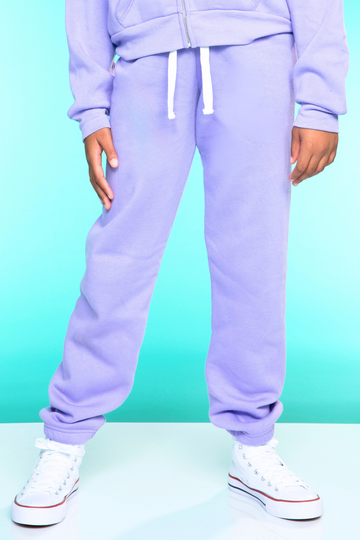 French Terry Luxe Sweatpant - Lavender - Lavender