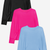 Black Hot Pink Chambray