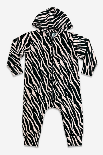 Onesie - Blush Black Tiger