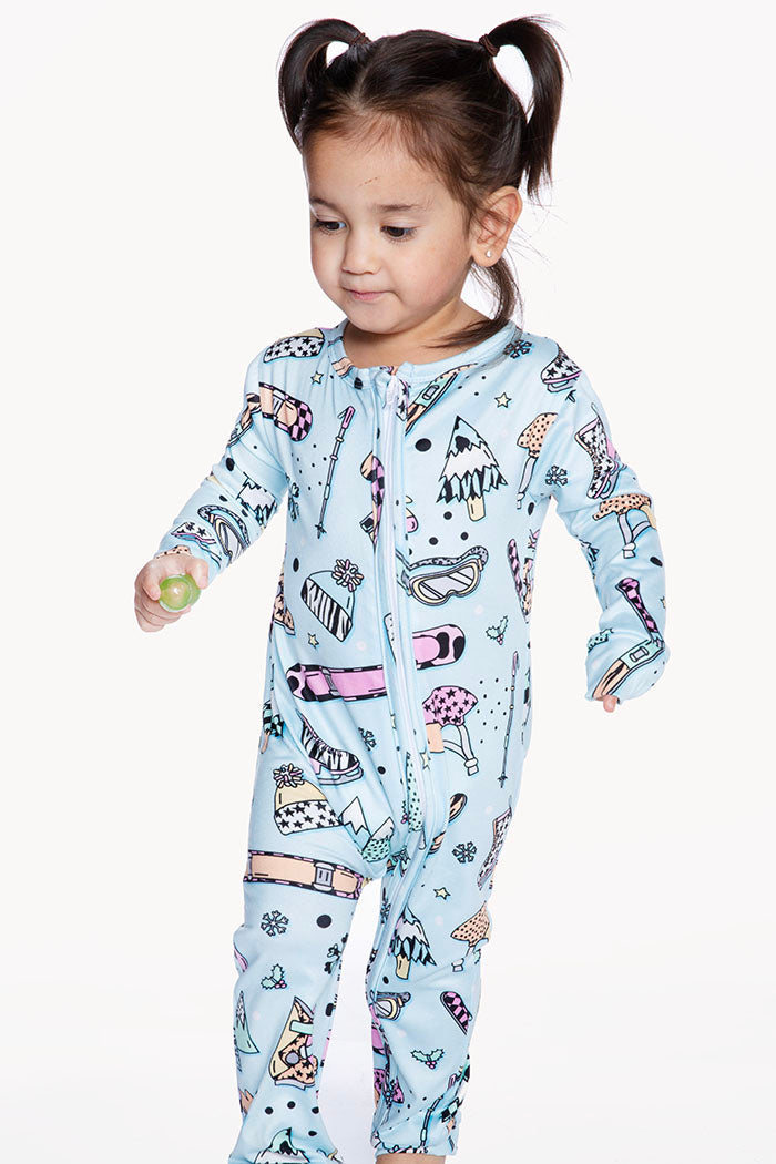 Simply Soft Footless Onesie - Winter Wonderland