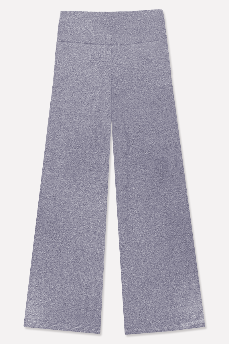 Simply Soft Luxe Wide Leg Pant - Silver