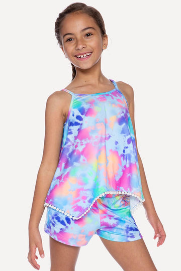 Simply Soft Swing Tank - Icy Snowcone Tie Dye