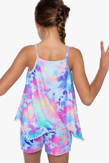 Simply Soft Swing Tank - Icy Snowcone Tie Dye