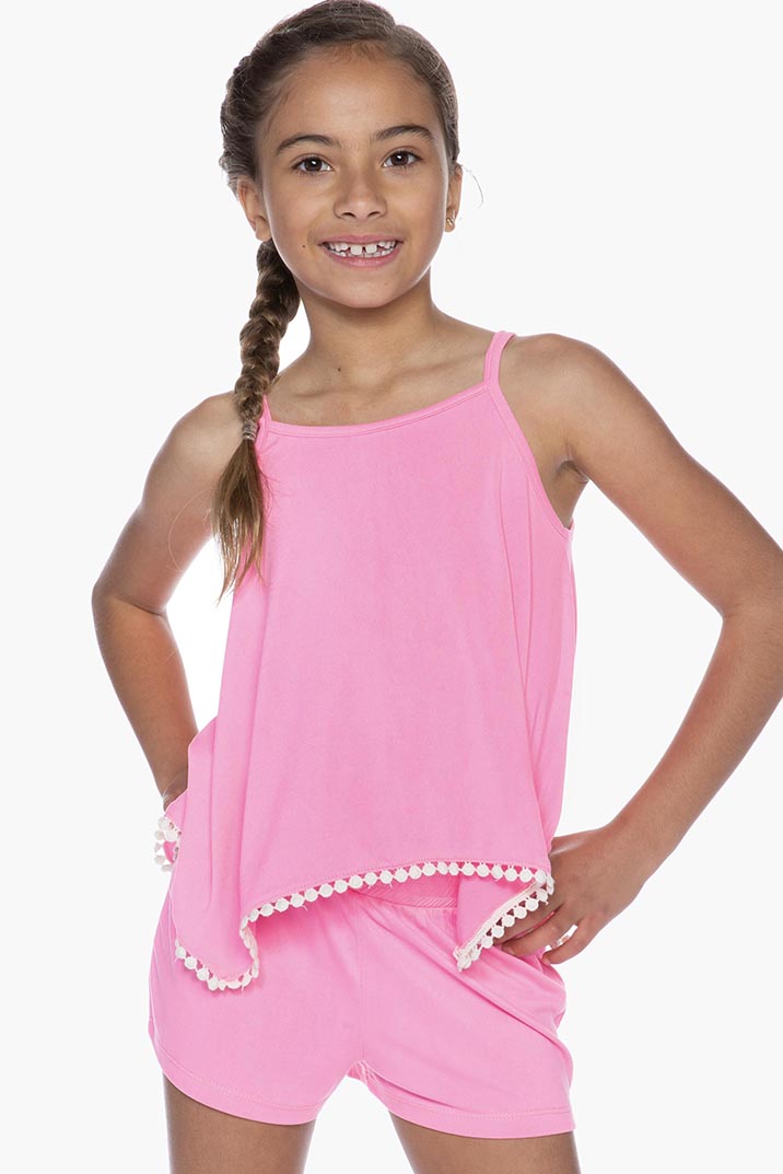 Simply Soft Swing Tank - Neon Pixie Pink