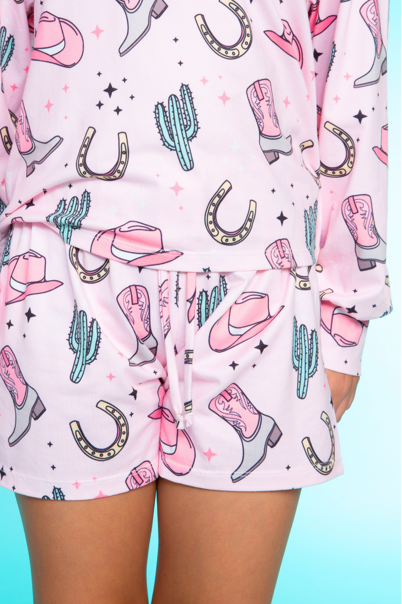 Simply Soft Long Sleeve Easy Tee & Dolphin Short