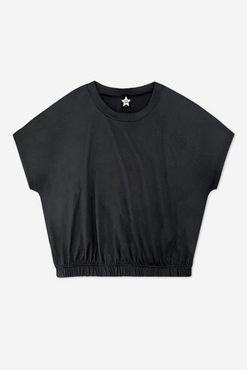 Simply Soft Dolman Tee - Black - Black