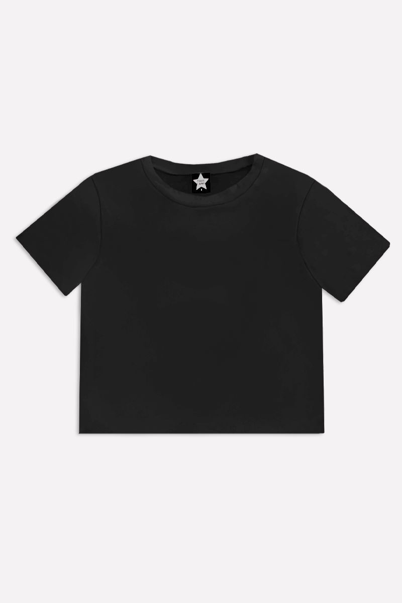 Simply Soft Short Sleeve Easy Tee - Black