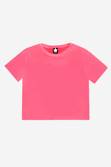 Simply Soft Short Sleeve Easy Tee - Neon Watermelon - Neon Watermelon