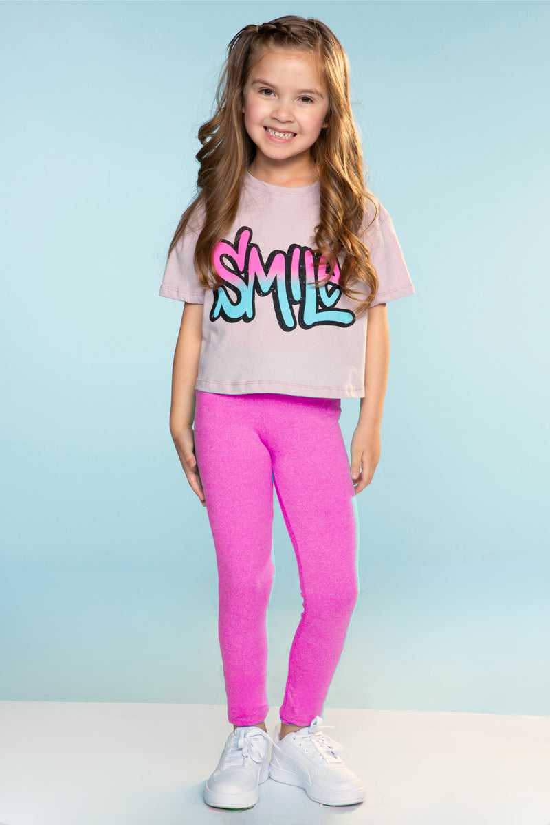 Simply Soft Luxe Long Legging - Neon Pixie Pink