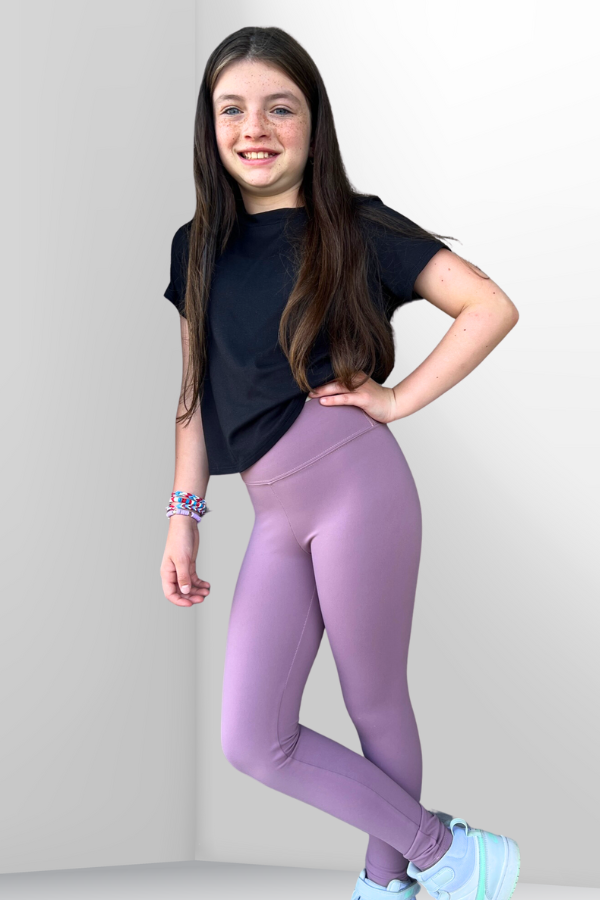 Matte Flex Super High Waist Long Legging - Dusty Orchid