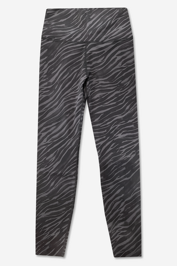 Women's Matte Flex High Waist Long Legging - Zebra