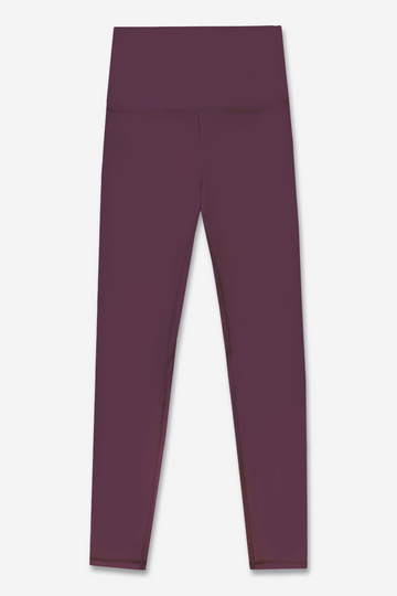 Women's Matte Flex Super High Waist Long Legging - Maroon