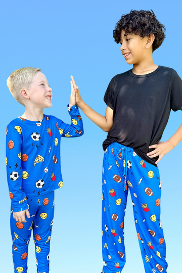 Simply Soft Karate Pant - Blue Sports Pizza